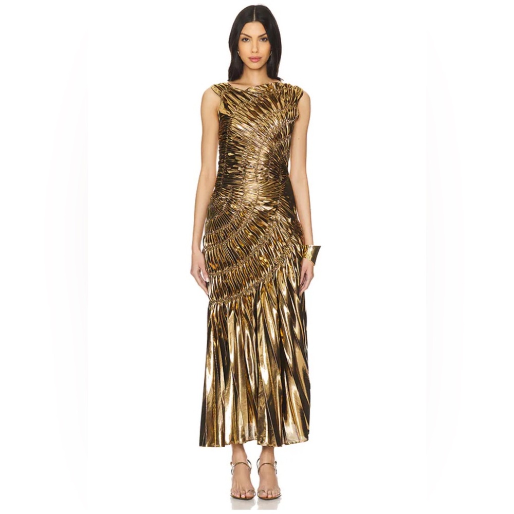 Fossil Dress in Gold
Georgia Hardinge